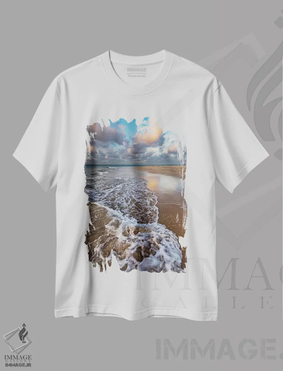 تیشرت سفید طرح دار آثار جودیت زیمرمن - فروشگاه ایماژ