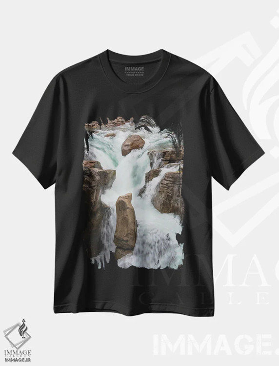 تیشرت مشکی طرح دار آثار جودیت زیمرمن - فروشگاه ایماژ