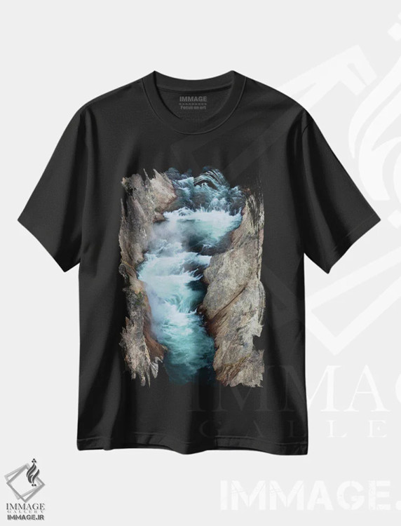 تیشرت مشکی طرح دار آثار جودیت زیمرمن - فروشگاه ایماژ