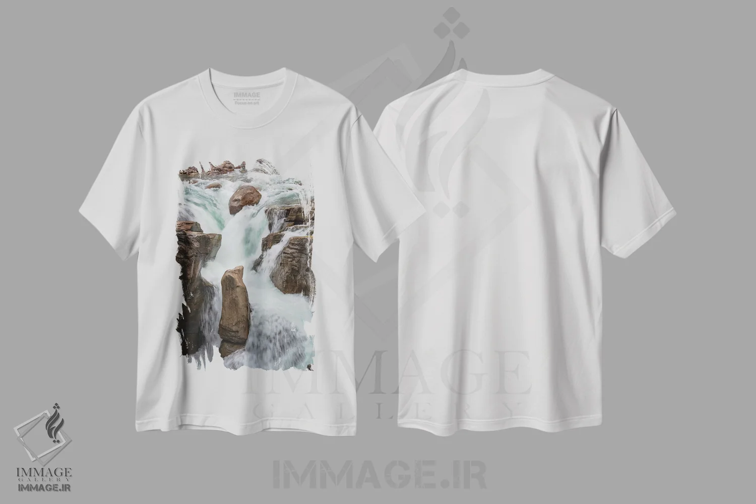 تیشرت سفید طرح دار آثار جودیت زیمرمن - immage.ir