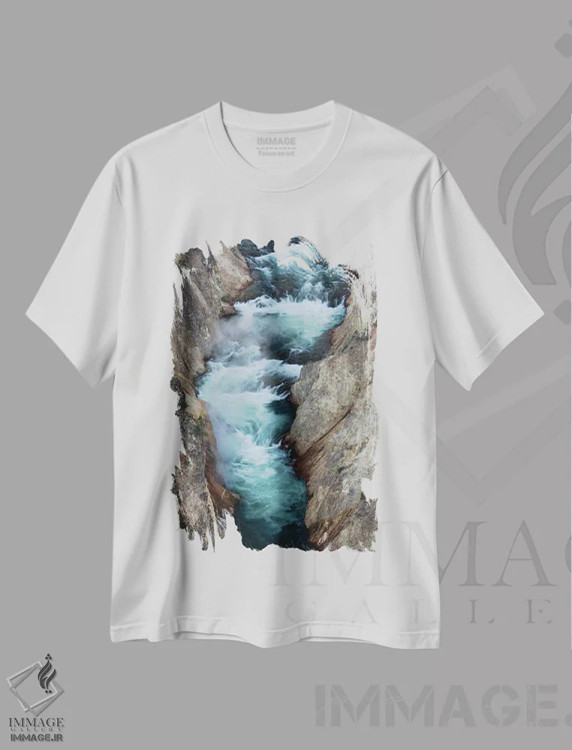 تیشرت سفید طرح دار آثار جودیت زیمرمن - immage.ir