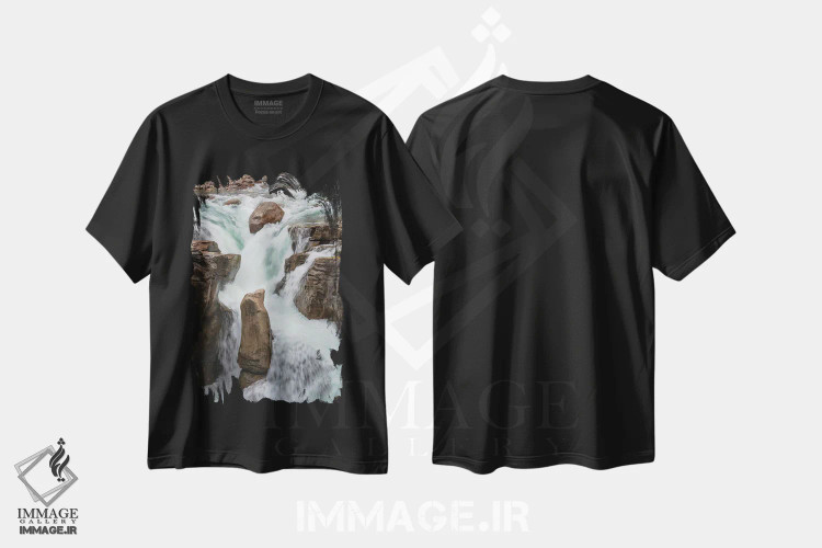 تیشرت مشکی طرح دار آثار جودیت زیمرمن - فروشگاه ایماژ