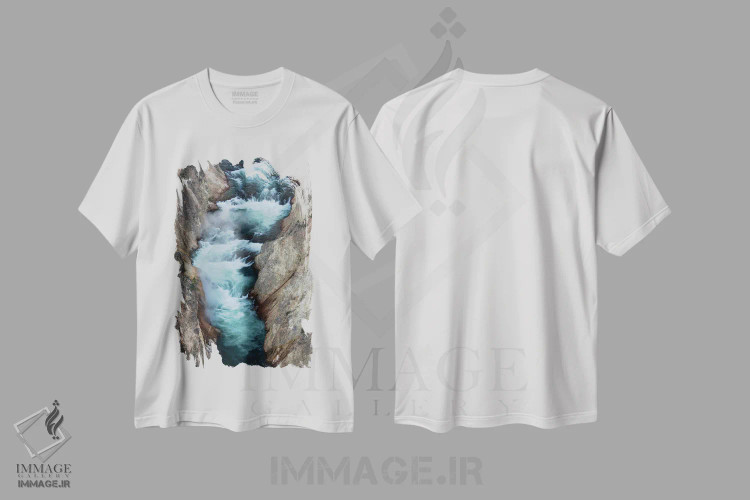 تیشرت سفید طرح دار آثار جودیت زیمرمن - immage.ir