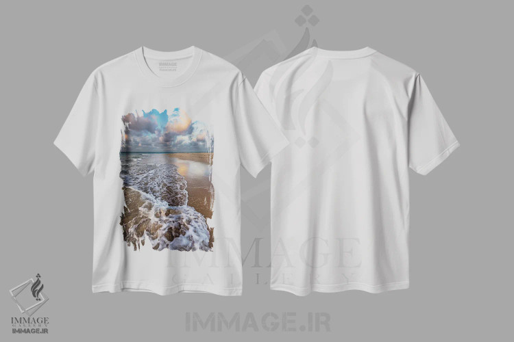 تیشرت سفید طرح دار آثار جودیت زیمرمن - فروشگاه ایماژ