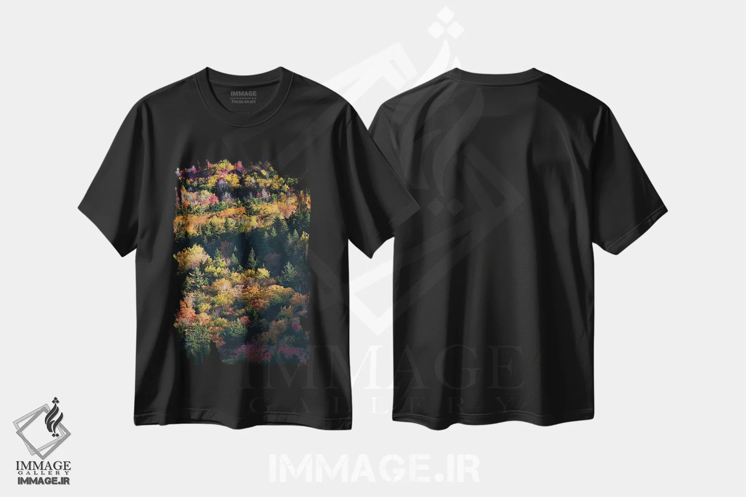 تیشرت مشکی طرح دار آثار جودیت زیمرمن - فروشگاه ایماژ