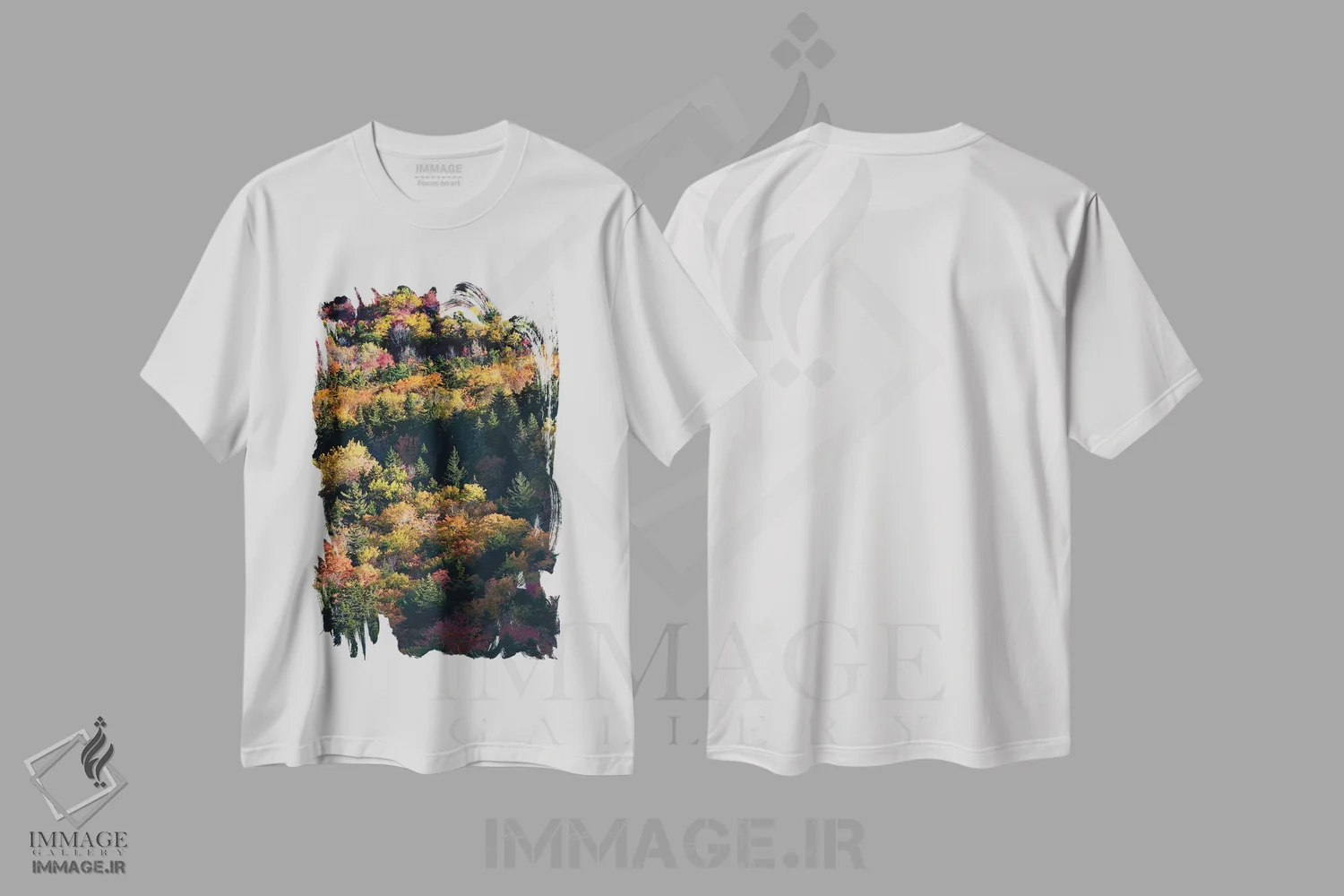 تیشرت سفید طرح دار آثار جودیت زیمرمن - immage.ir