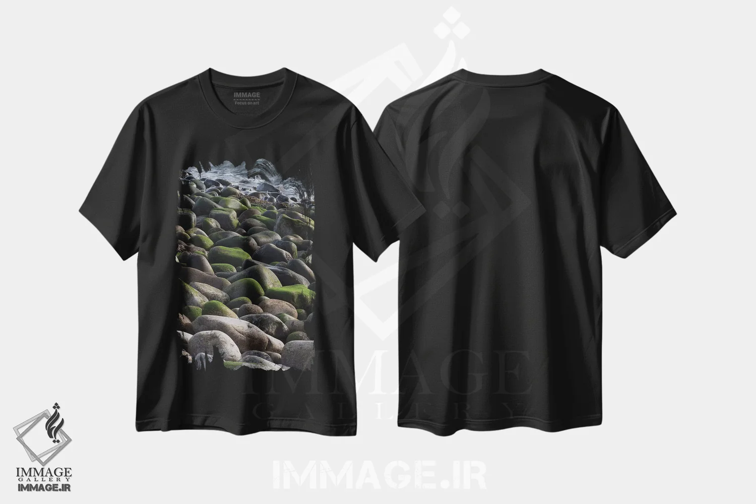 تیشرت مشکی طرح دار آثار جودیت زیمرمن - immage.ir