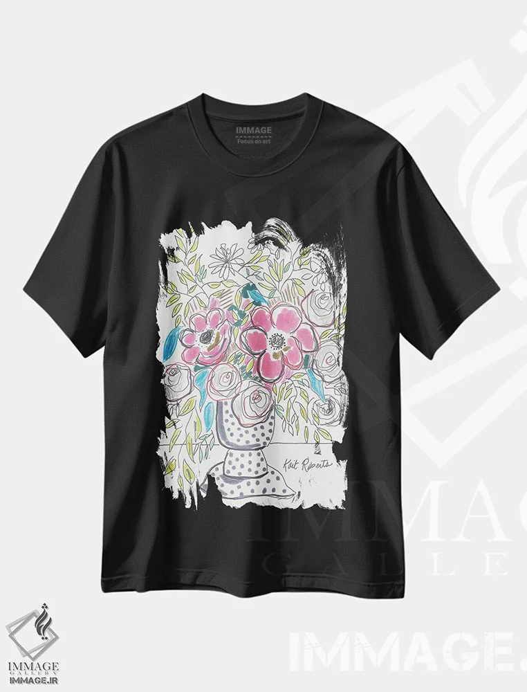 تیشرت مشکی طرح دار تو دوست داشته می شوی، دکور معاصر اثر کیت رابرتس | immage.ir