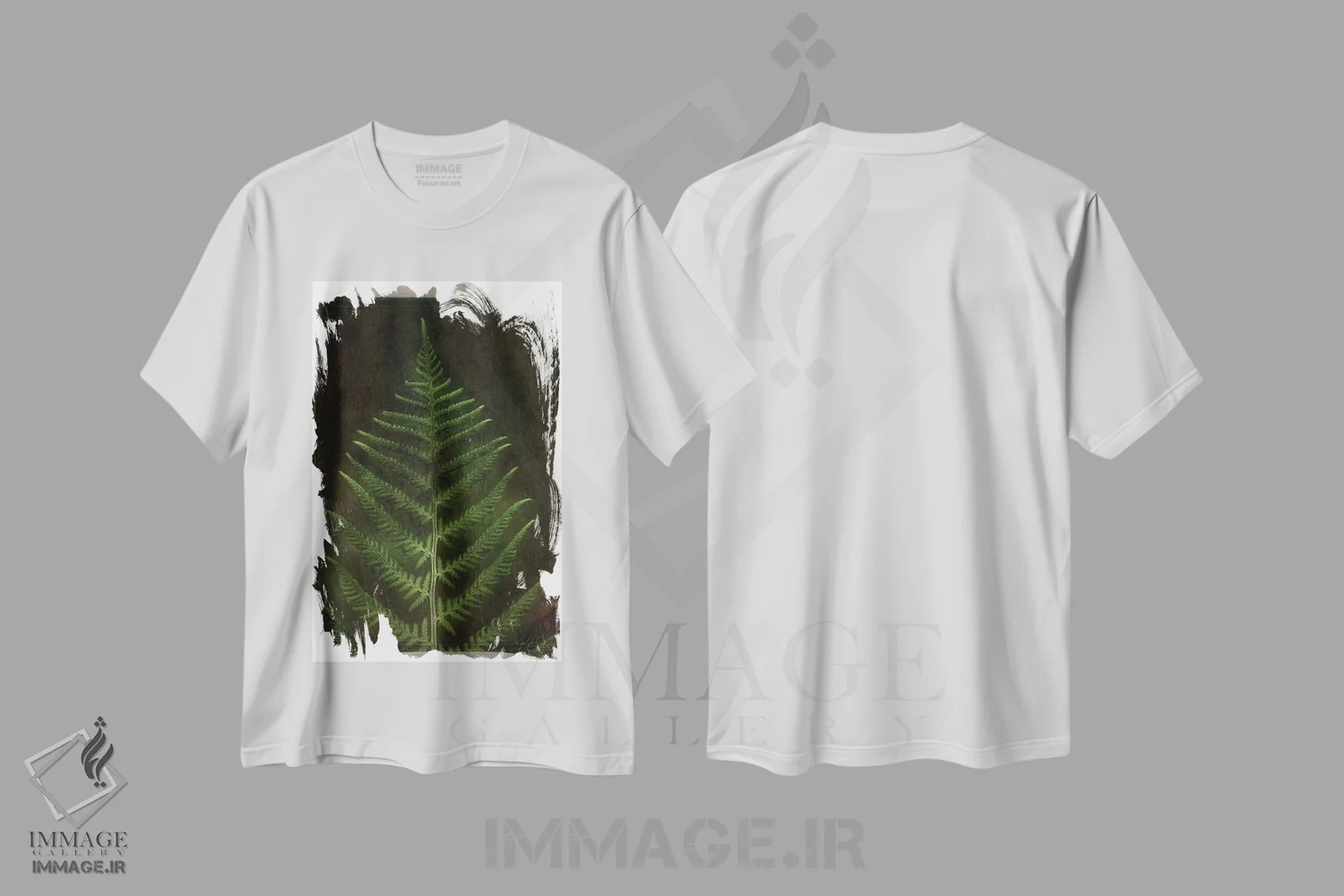 تیشرت سفید طرح دار گوزن نر، دکور کلبه و لژ اثر کاترینا جونز | immage.ir