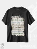 تیشرت مشکی طرح دار قلاب خودت را طعمه کن، دکور کلبه و لژ اثر کیمبرلی آلن | immage.ir