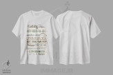 تیشرت سفید طرح دار قلاب خودت را طعمه کن، دکور کلبه و لژ اثر کیمبرلی آلن | فروشگاه ایماژ