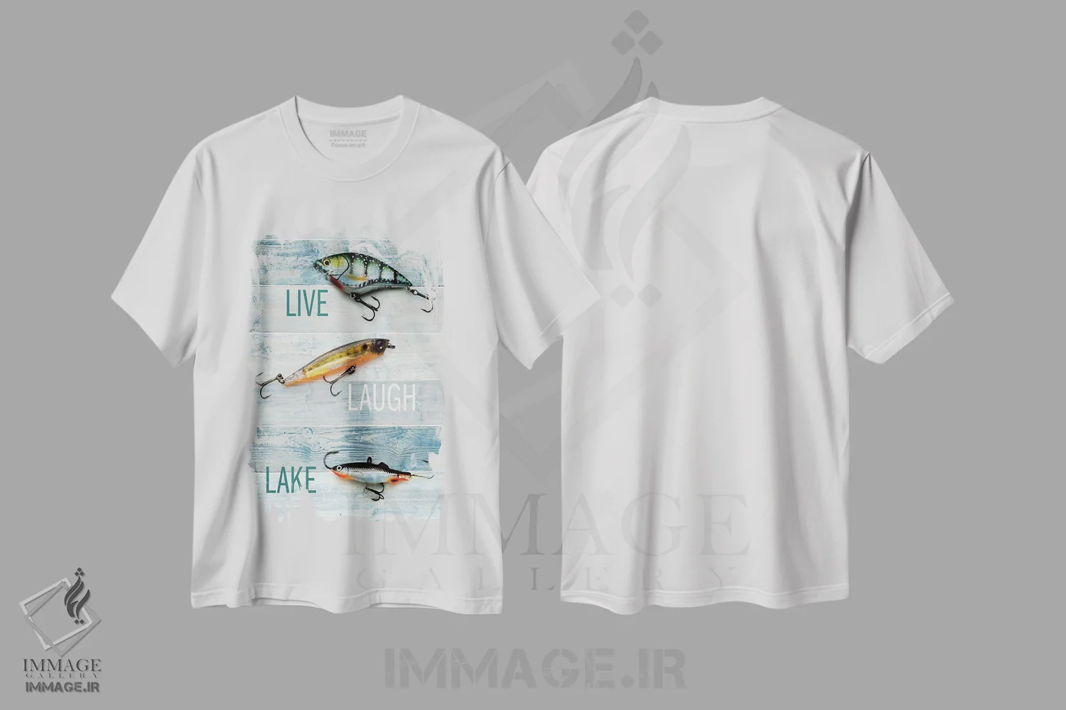 تیشرت سفید طرح دار طعمه II، دکور کلبه و لژ اثر کیمبرلی آلن | فروشگاه ایماژ