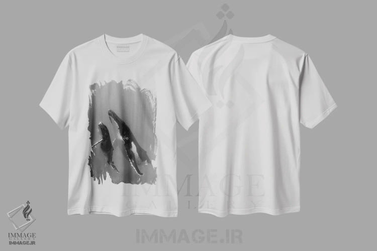 تیشرت سفید طرح دار آثار جودیت زیمرمن - immage.ir