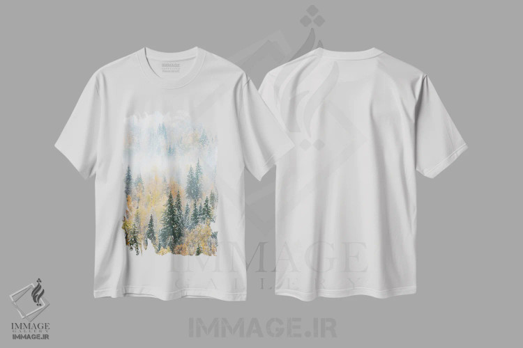 تیشرت سفید طرح دار آثار جودیت زیمرمن - فروشگاه ایماژ