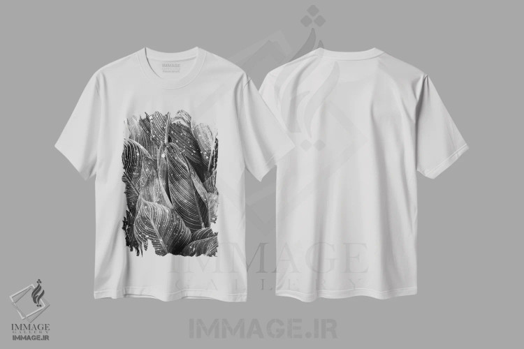 تیشرت سفید طرح دار آثار کیمبرلی آلن - immage.ir