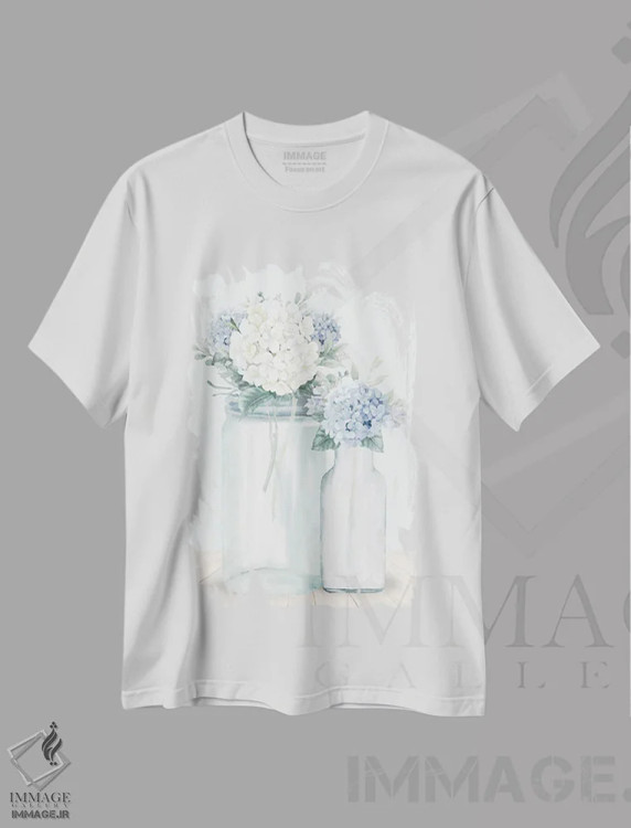 تیشرت سفید طرح دار ادریسی ها، دکور روستایی اثر کیمبرلی آلن | immage.ir