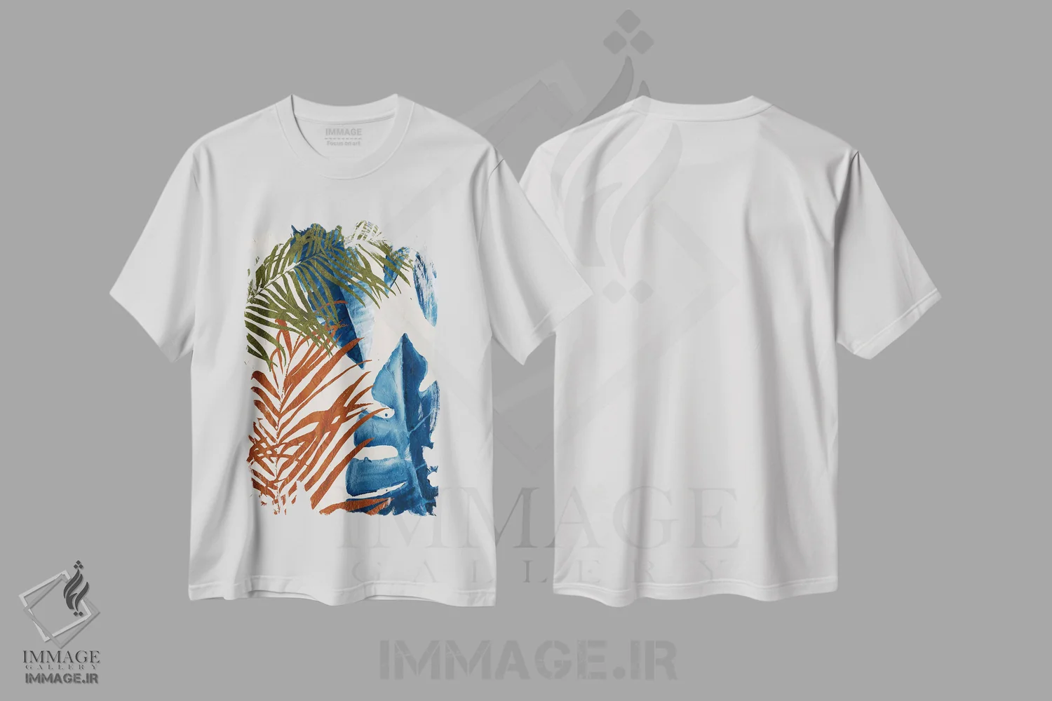 تیشرت سفید طرح دار زنگار گرمسیری II، دکور بوهمی اثر کیمبرلی آلن | فروشگاه ایماژ