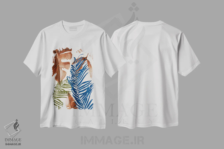 تیشرت سفید طرح دار زنگار گرمسیری I، دکور بوهمی اثر کیمبرلی آلن | immage.ir