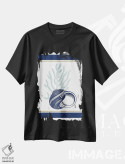 تیشرت مشکی طرح دار دریا II، دکور ساحلی اثر کیمبرلی آلن | فروشگاه ایماژ
