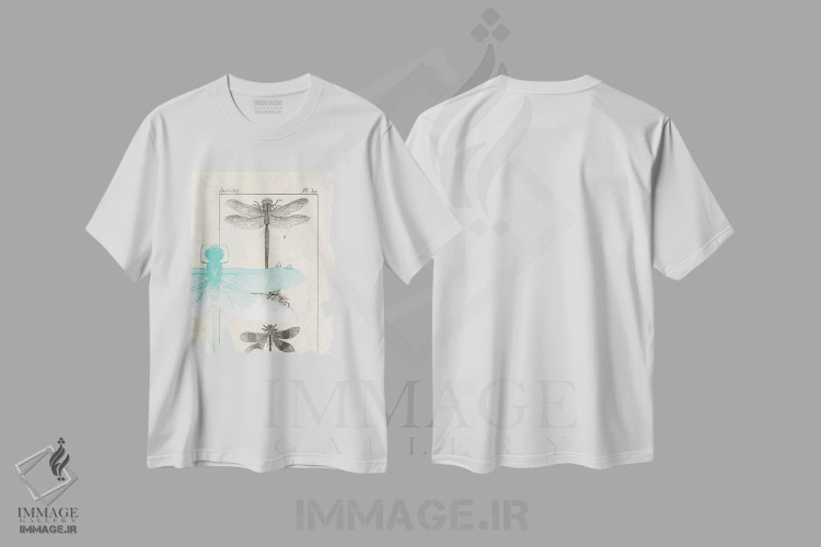 تیشرت سفید طرح دار راهنمای میدانی I، تزئینی اثر کیمبرلی آلن | فروشگاه ایماژ