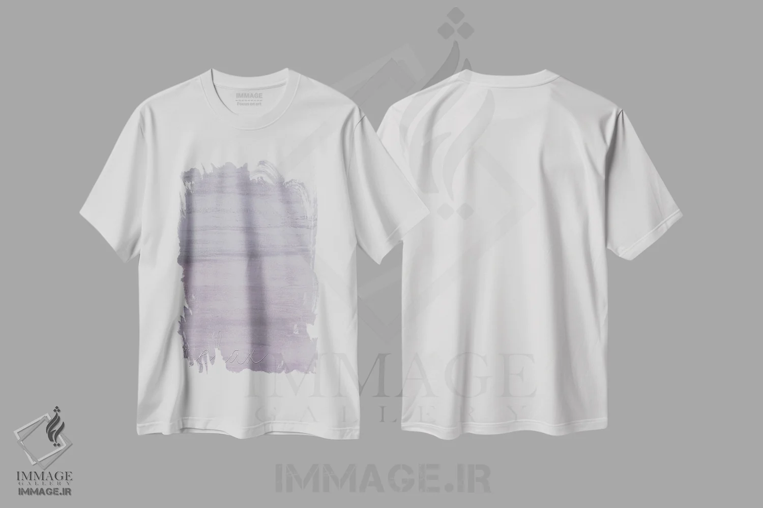 تیشرت سفید طرح دار آرامش I، تزئینی اثر کیمبرلی آلن | immage.ir