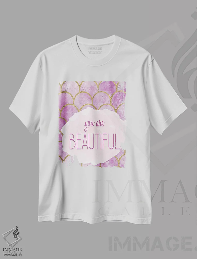 تیشرت سفید طرح دار تو هستی II، تزئینی اثر کیمبرلی آلن | immage.ir