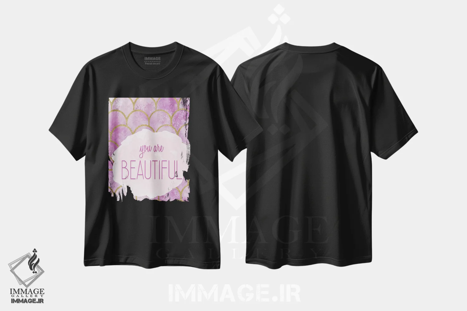 تیشرت مشکی طرح دار تو هستی II، تزئینی اثر کیمبرلی آلن | فروشگاه ایماژ