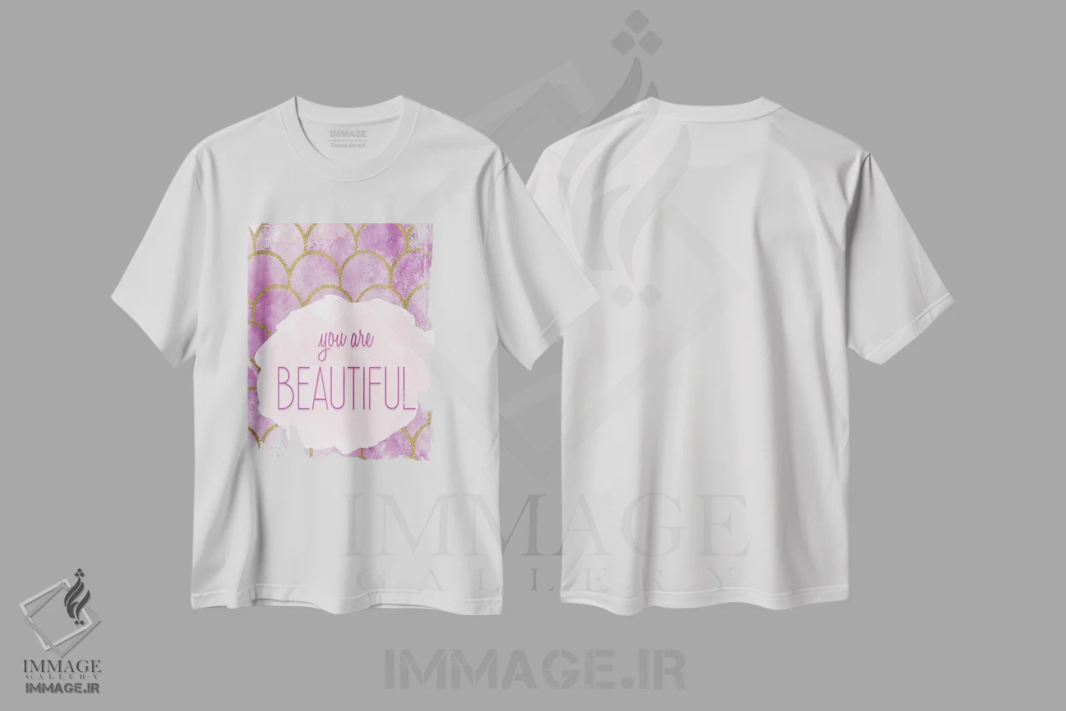تیشرت سفید طرح دار تو هستی II، تزئینی اثر کیمبرلی آلن | immage.ir