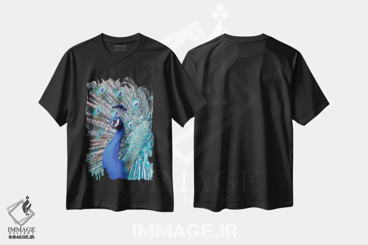 تیشرت مشکی طرح دار آثار کارن ان سالیوان - immage.ir