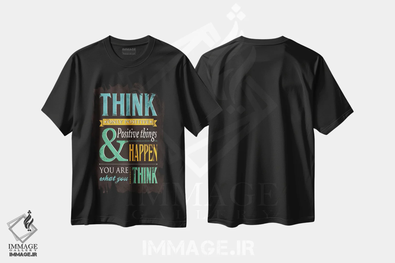 تیشرت مشکی طرح دار آن را محقق کن، هنر فاخر معاصر اثر استر کی | immage.ir