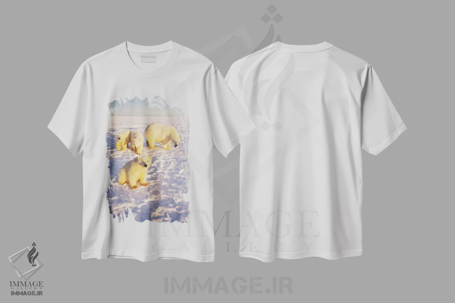 تیشرت سفید طرح دار آثار استیو کازلوسکی - immage.ir