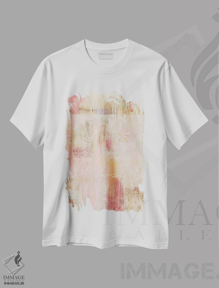 تیشرت سفید طرح دار روزهای خوش اثر کی بی ام | فروشگاه ایماژ
