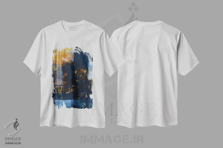تیشرت سفید طرح دار دروغ اثر کی بی ام | فروشگاه ایماژ