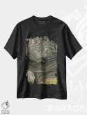 تیشرت مشکی طرح دار لاشه مواج شماره ۱ اثر کارن بارسکی | فروشگاه ایماژ