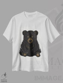 تیشرت سفید طرح دار خرس سیاه نوزاد، دکور معاصر اثر کیتی برایانت | immage.ir
