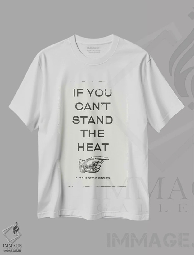 تیشرت سفید طرح دار آثار فایو بای فایو کالکتیو - immage.ir