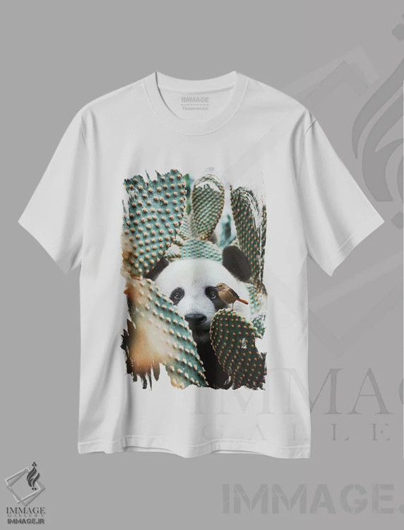 تیشرت سفید طرح دار روحم هنگام دیدنت لرزید، عکاسی ترکیبی اثر کارن کانتوک | فروشگاه ایماژ