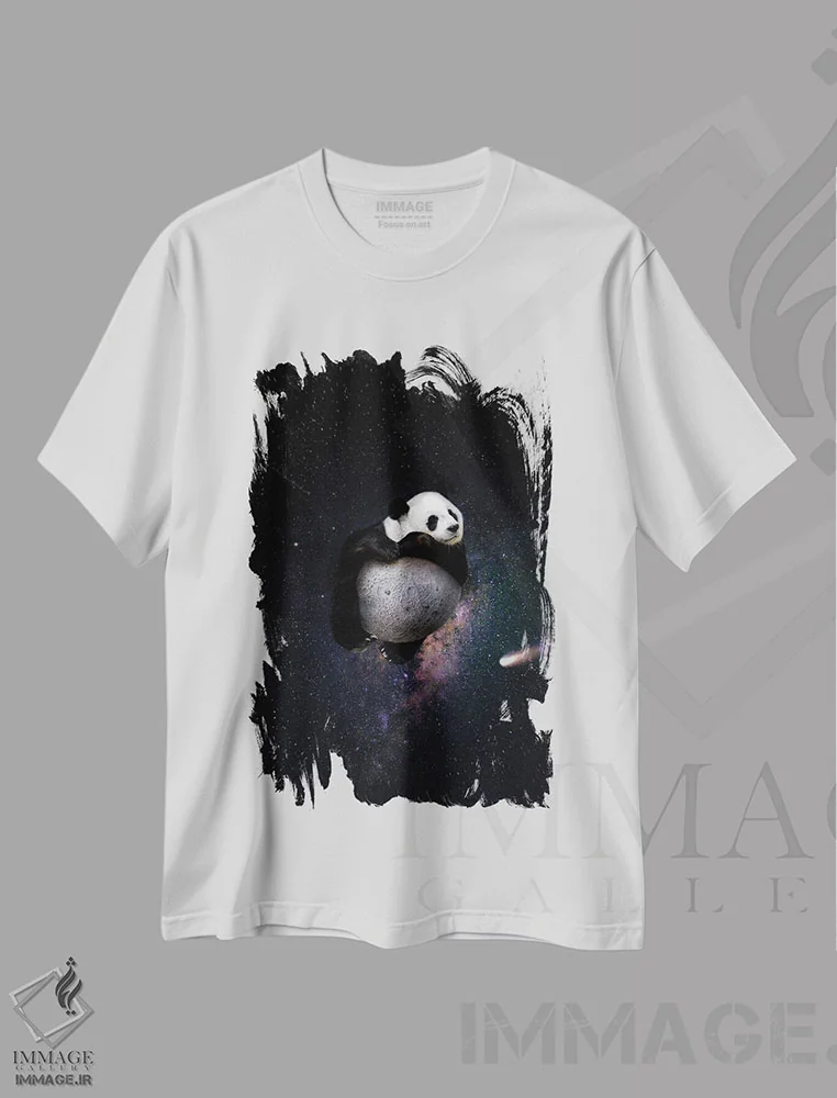 تیشرت سفید طرح دار مسافر روح، عکاسی ترکیبی اثر کارن کانتوک | immage.ir
