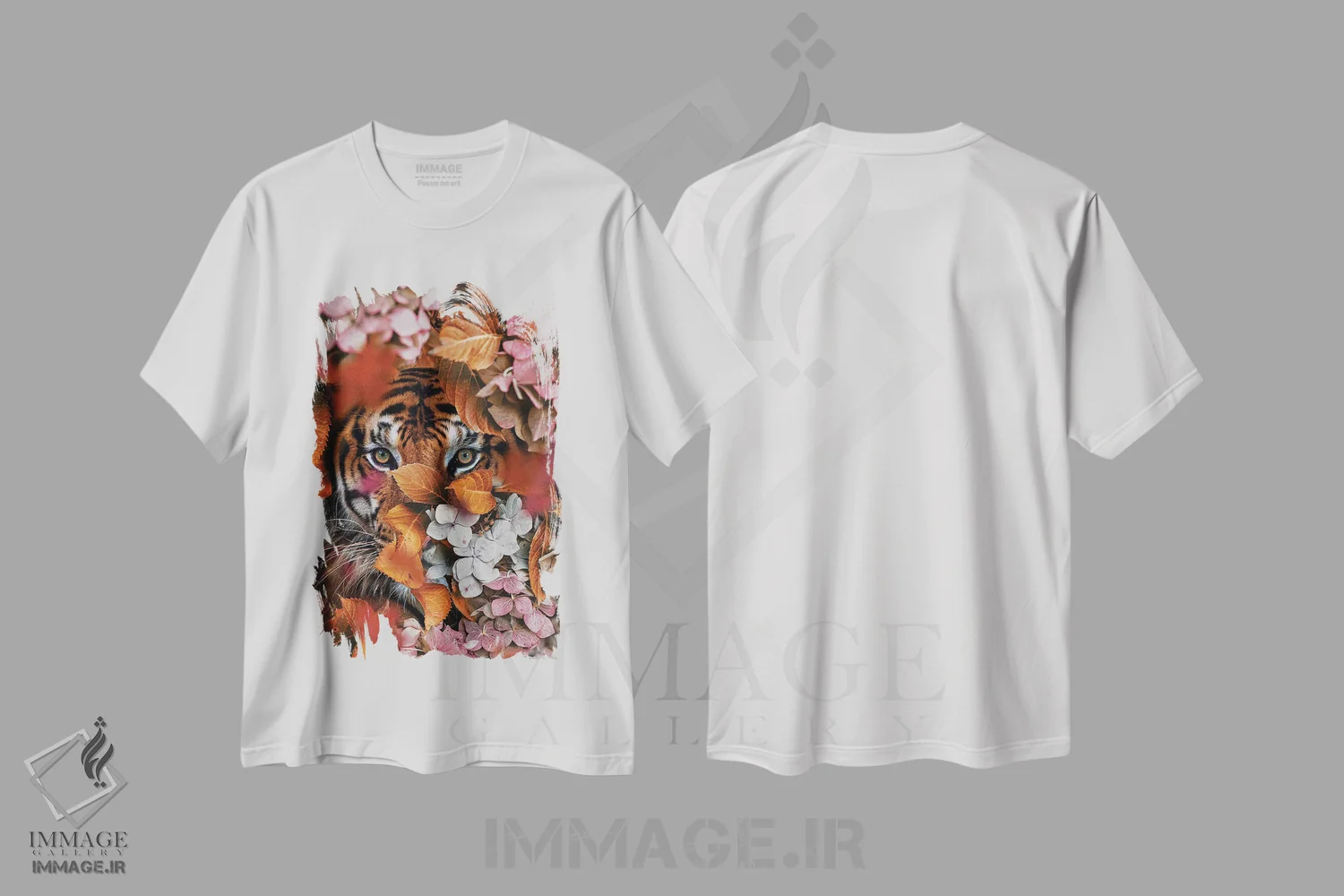 تیشرت سفید طرح دار هر بار عاشق می شوم، عکاسی ترکیبی اثر کارن کانتوک | فروشگاه ایماژ