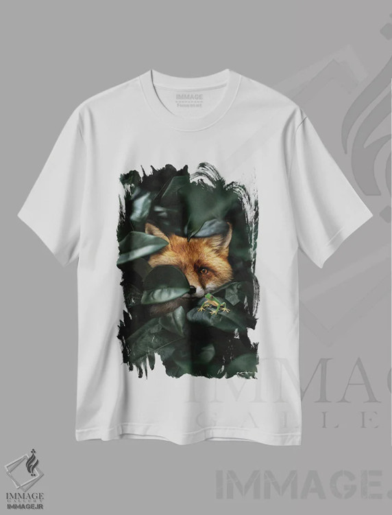 تیشرت سفید طرح دار قلبم را دوست دارم چون مال توست، عکاسی ترکیبی اثر کارن کانتوک | فروشگاه ایماژ