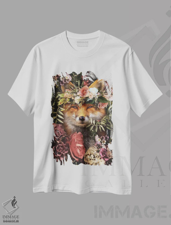 تیشرت سفید طرح دار به زیبایی شکسته، عکاسی ترکیبی اثر کارن کانتوک | immage.ir