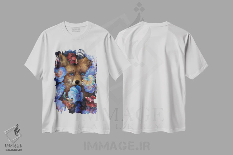 تیشرت سفید طرح دار بی آنکه دنبالت بگردم پیدایت کردم، عکاسی ترکیبی اثر کارن کانتوک | فروشگاه ایماژ