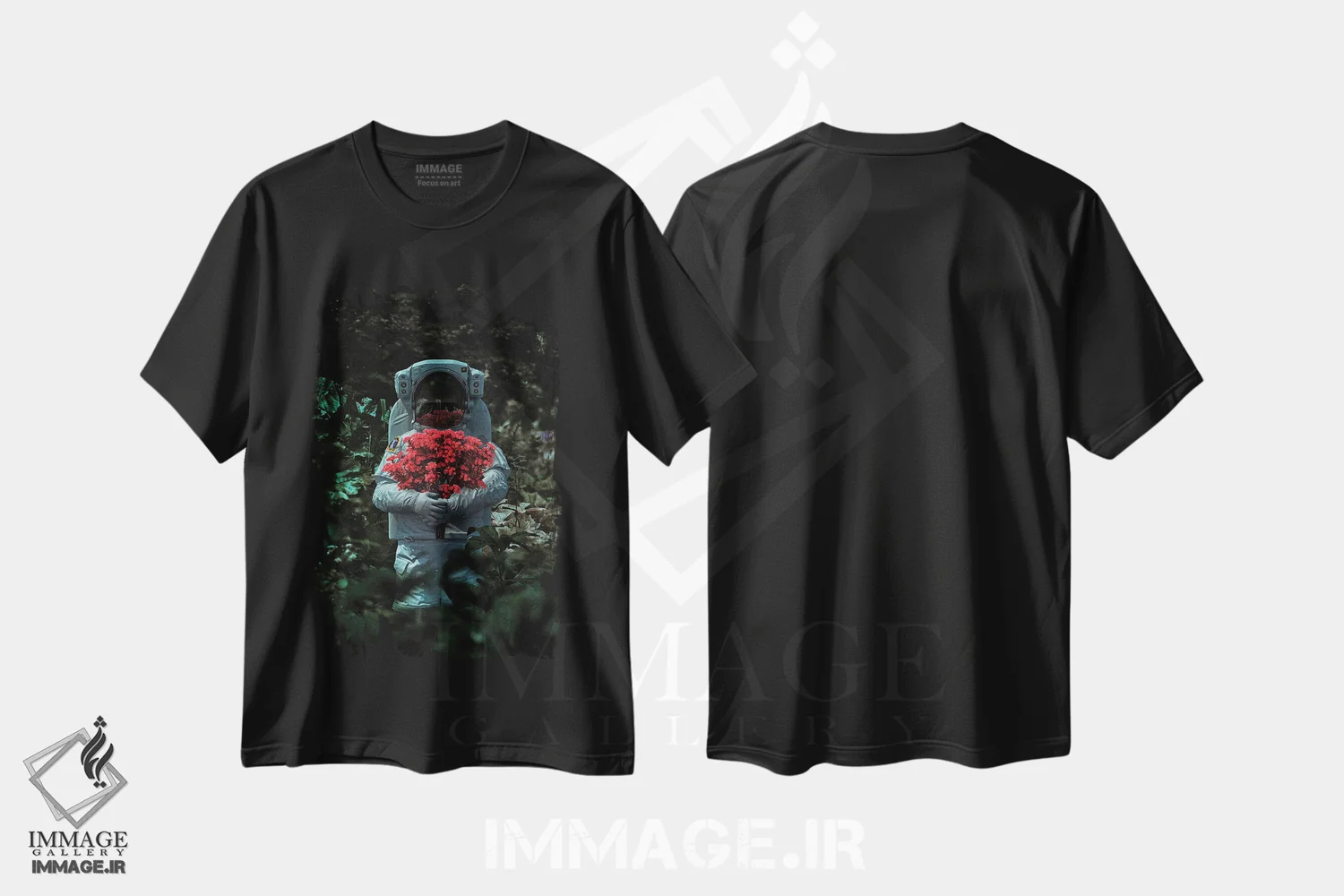 تیشرت مشکی طرح دار تمام چیزی که می خواستم همه چیز بود، عکاسی ترکیبی اثر کارن کانتوک | فروشگاه ایماژ