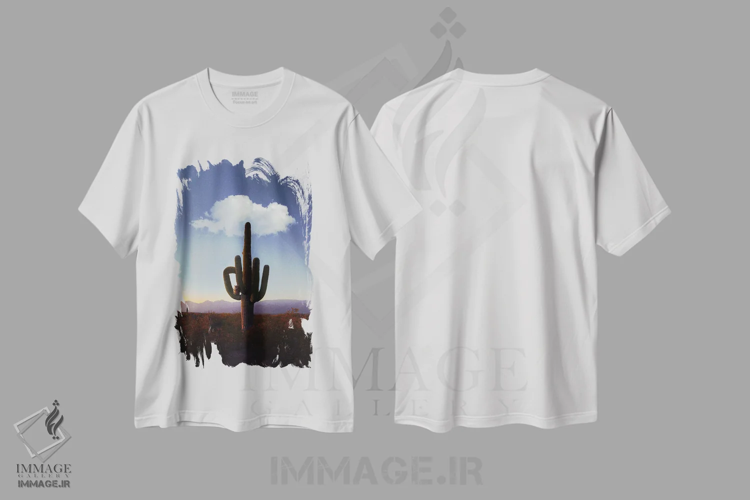 تیشرت سفید طرح دار هی رفیق!، عکاسی ترکیبی اثر کارن کانتوک | فروشگاه ایماژ