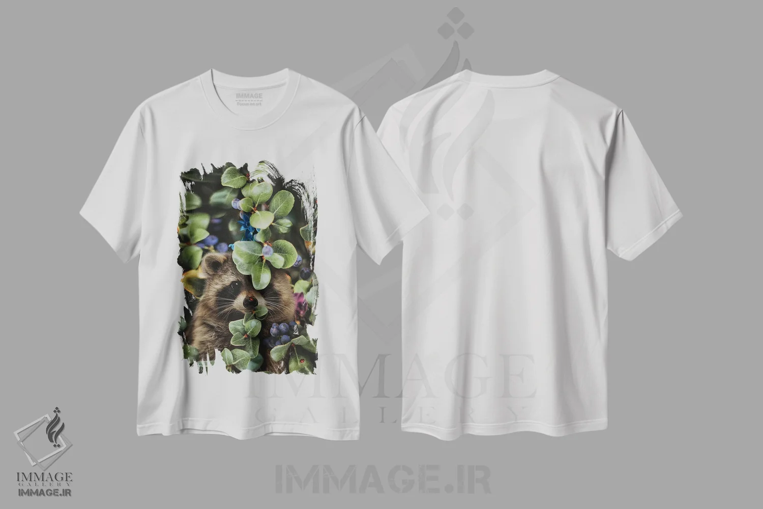 تیشرت سفید طرح دار منتظر بهشت نباش تا شکوفا شوی، عکاسی ترکیبی اثر کارن کانتوک | immage.ir
