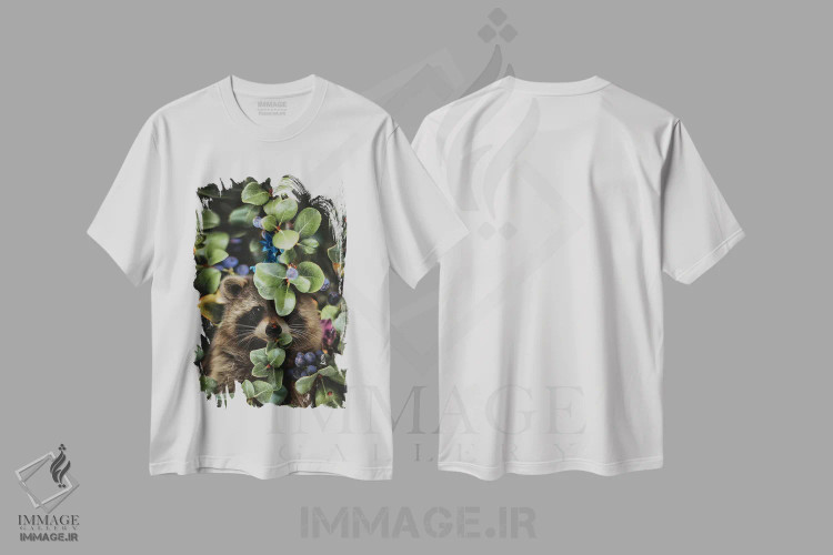 تیشرت سفید طرح دار منتظر بهشت نباش تا شکوفا شوی، عکاسی ترکیبی اثر کارن کانتوک | immage.ir