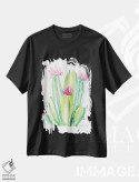 تیشرت مشکی طرح دار کاکتوس II، دکور معاصر اثر کیرستن دیل | فروشگاه ایماژ