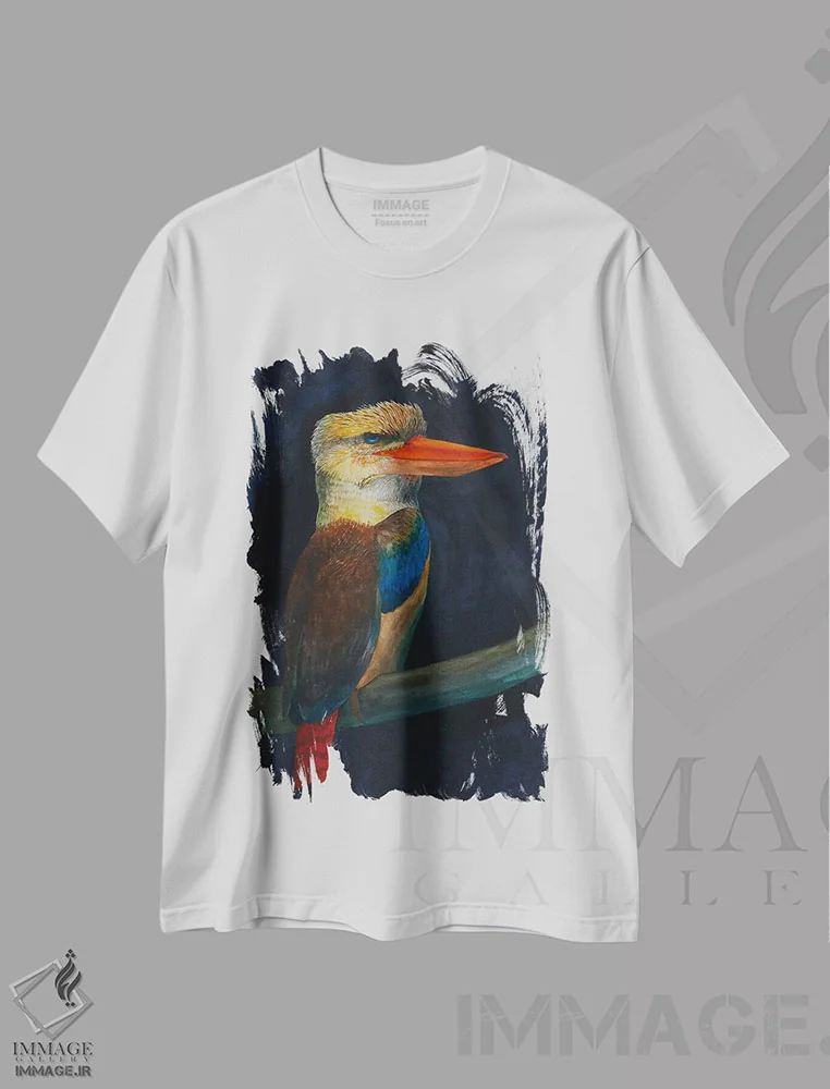 تیشرت سفید طرح دار کوکابورا، دکور معاصر اثر کارینا دانیلچوک | immage.ir