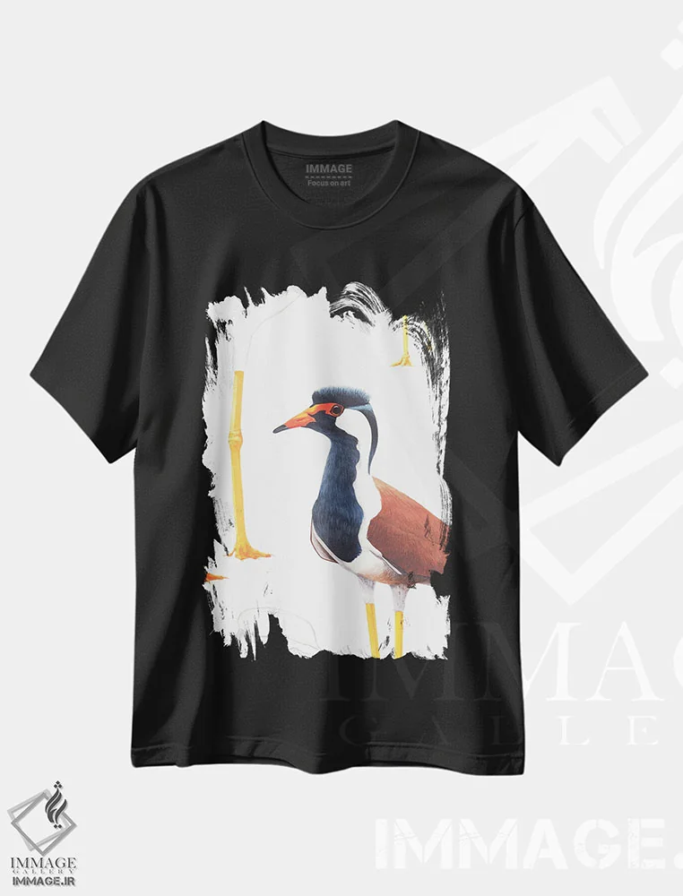 تیشرت مشکی طرح دار مهمانی منقرض شده، دکور معاصر اثر کارینا دانیلچوک | immage.ir