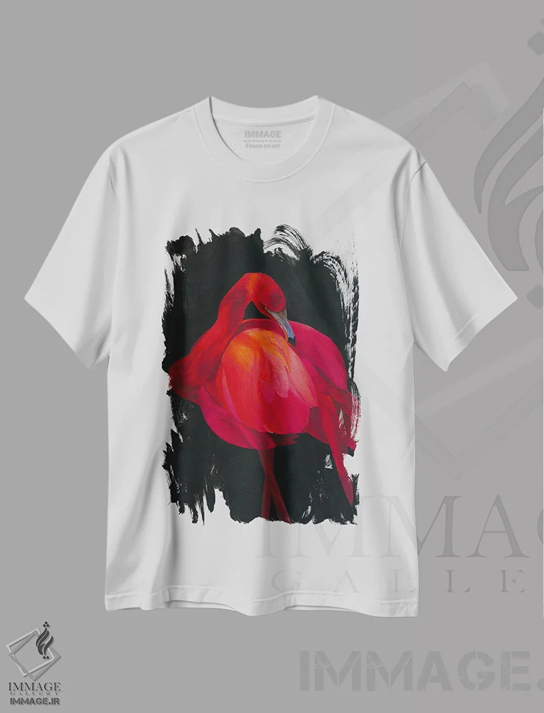 تیشرت سفید طرح دار روح تاریک، دکور معاصر اثر کارینا دانیلچوک | immage.ir